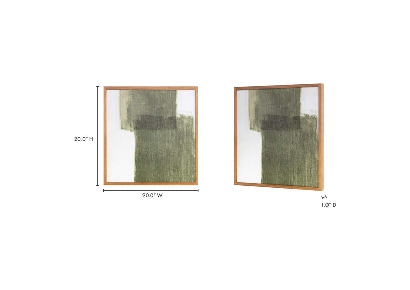 WP-1278-37 Brush Framed Painting