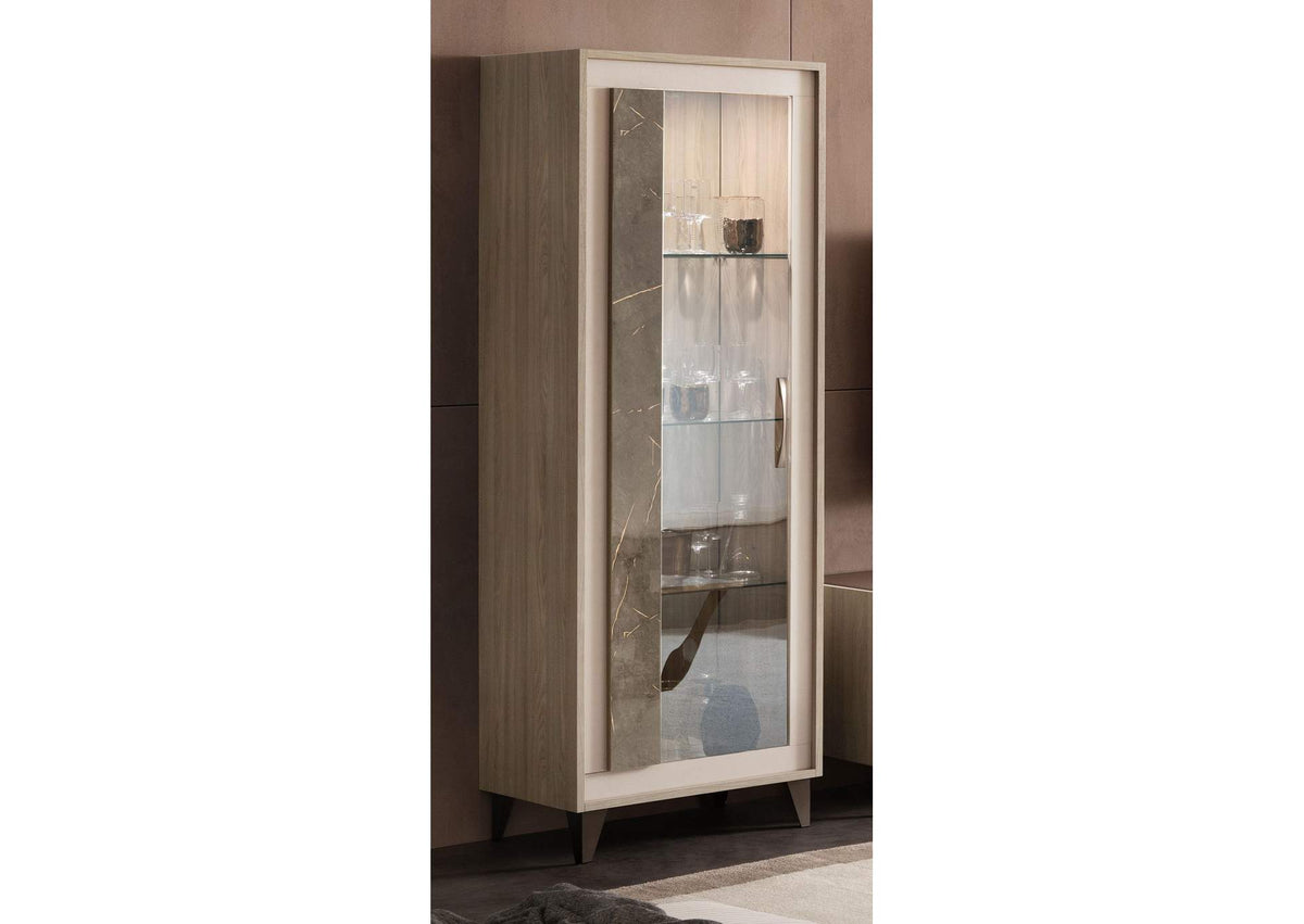 i42003 ArredoAmbra 1 Door Vitrine