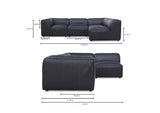XQ-1004-02 Form Signature Modular Sectional Vantage Black