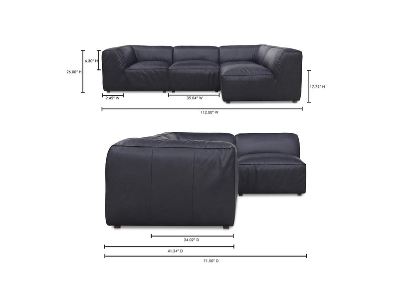 XQ-1004-02 Form Signature Modular Sectional Vantage Black