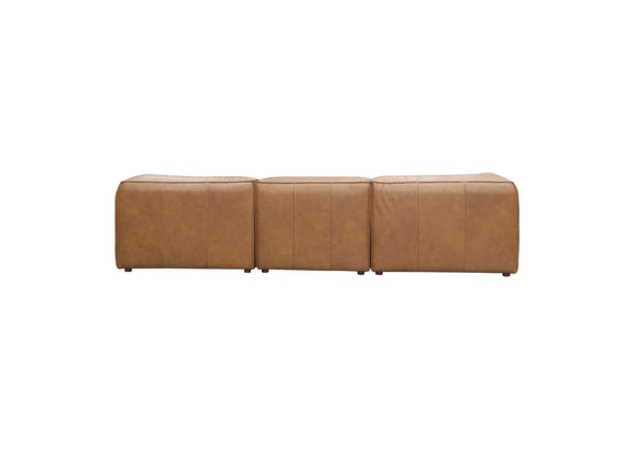 XQ-1005-40 Form Lounge Modular Sectional Sonoran Tan Leather