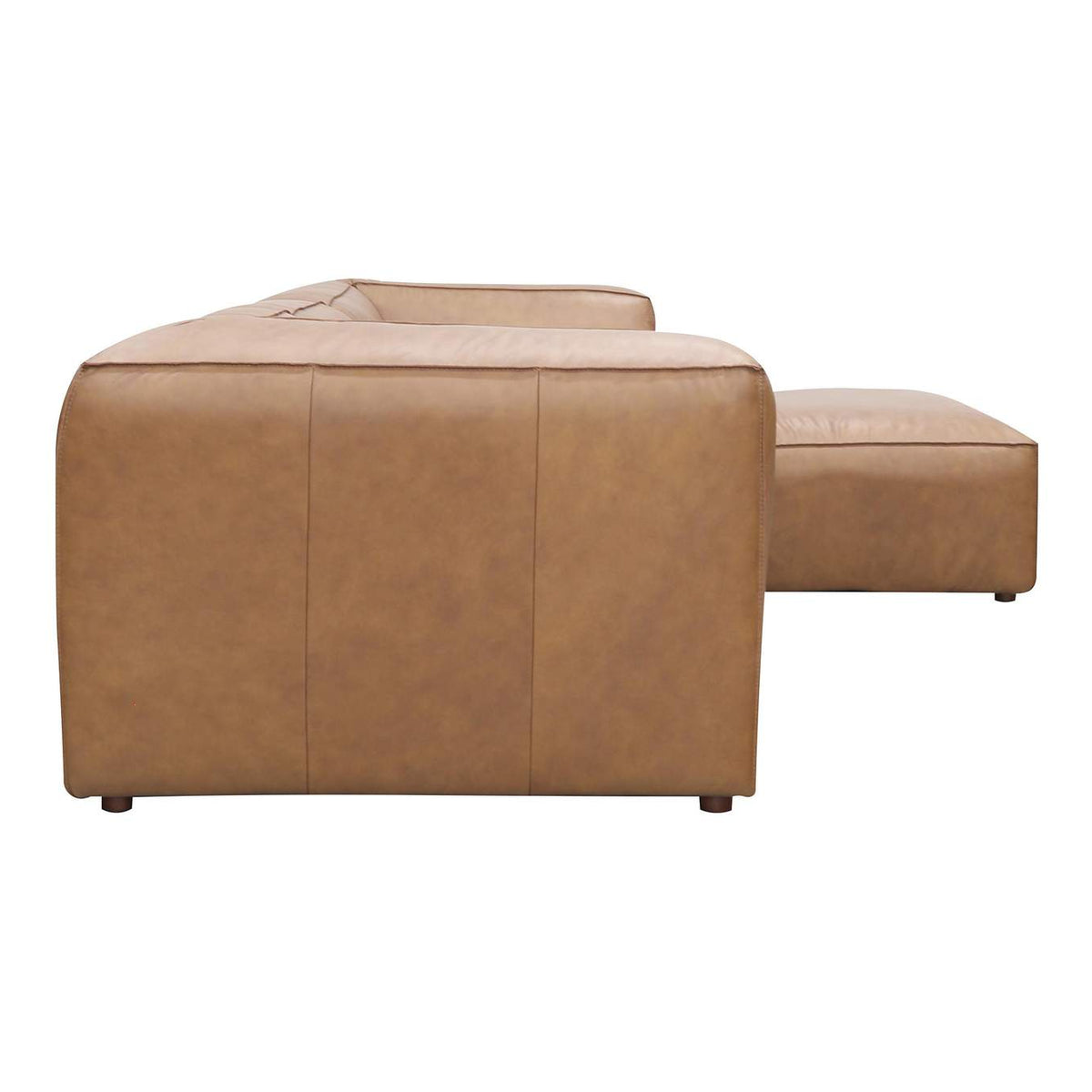 XQ-1005-40 Form Lounge Modular Sectional Sonoran Tan Leather