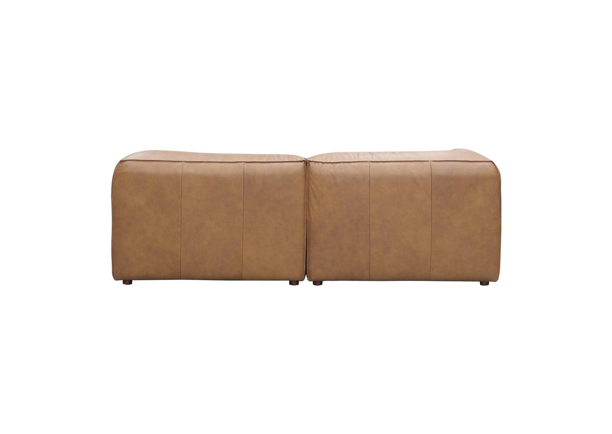 XQ-1006-40 Form Nook Modular Sectional Sonoran Tan Leather