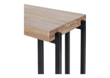 YC-1005-24 Mila C Shaped Side Table Natural