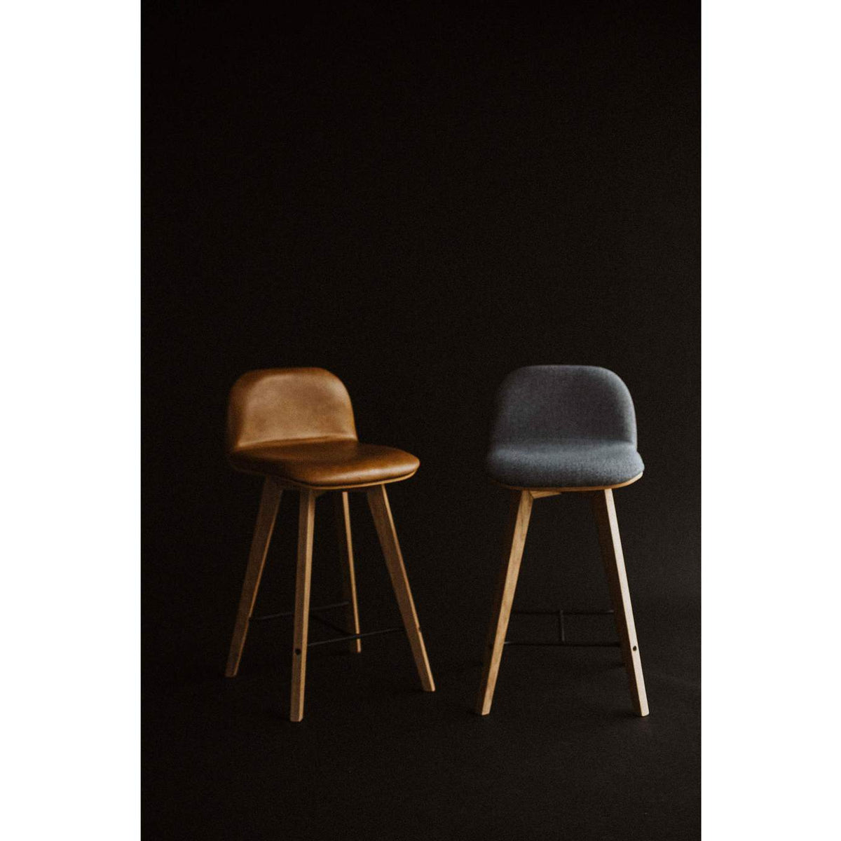 YC-1020-40 Napoli Leather Counter Stool