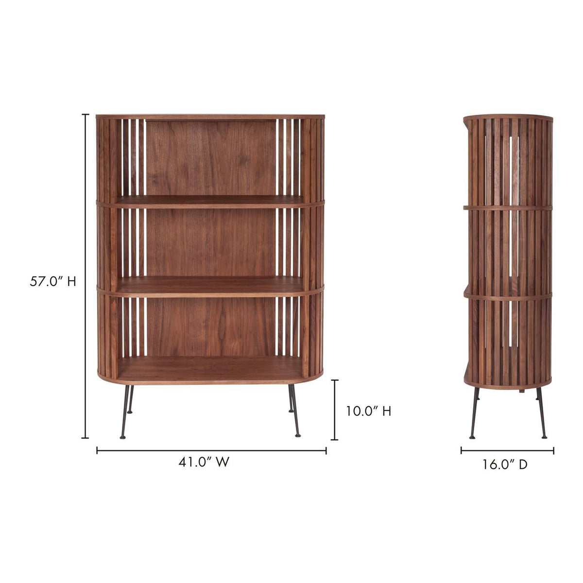 YC-1024-21 Henrich Bookshelf Light Brown