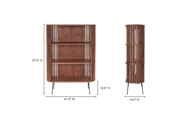 YC-1024-21 Henrich Bookshelf Light Brown