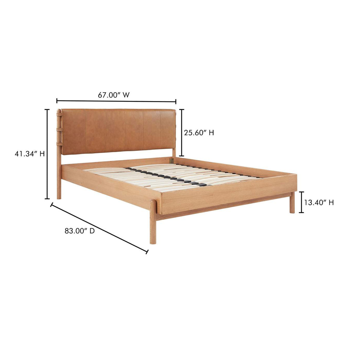 YC-1045-24-0 Colby Queen Bed Brown