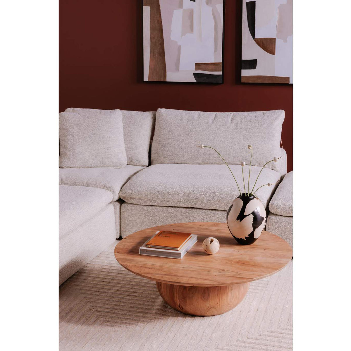 YJ-1001-49 Clay Slipper Chair Coastside Sand