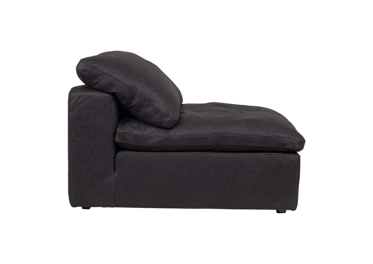 YJ-1005-02 Clay Leather Slipper Chair