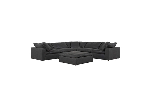 YJ-1005-02 Clay Leather Slipper Chair