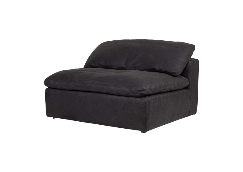 YJ-1005-02 Clay Leather Slipper Chair