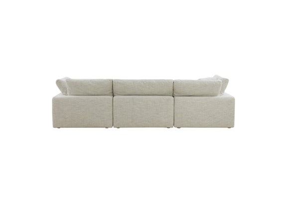 YJ-1008-49 Clay Lounge Modular Sectional Coastside Sand