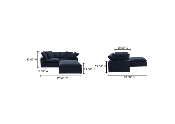 YJ-1009-46 Clay Nook Modular Sectional