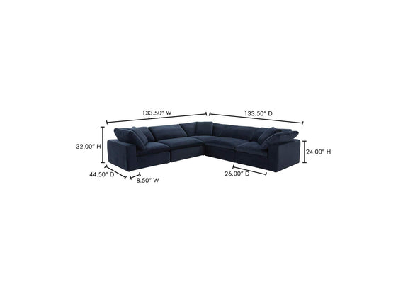 YJ-1010-46 Clay Classic L Modular Sectional