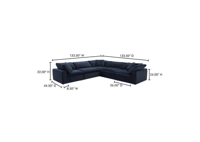 YJ-1010-46 Clay Classic L Modular Sectional