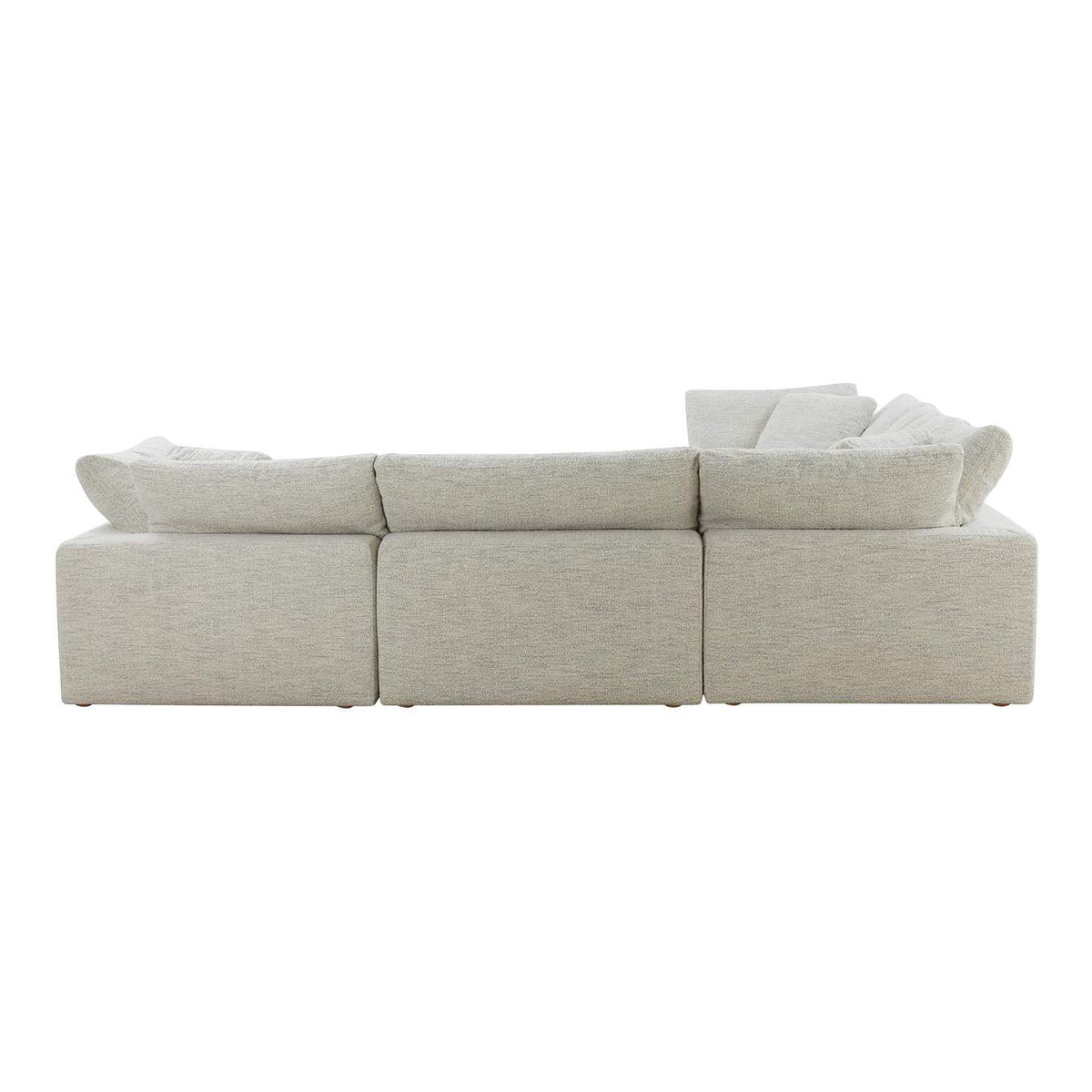 YJ-1010-49 Clay Classic L - Shaped Modular Sectional Coastside Sand