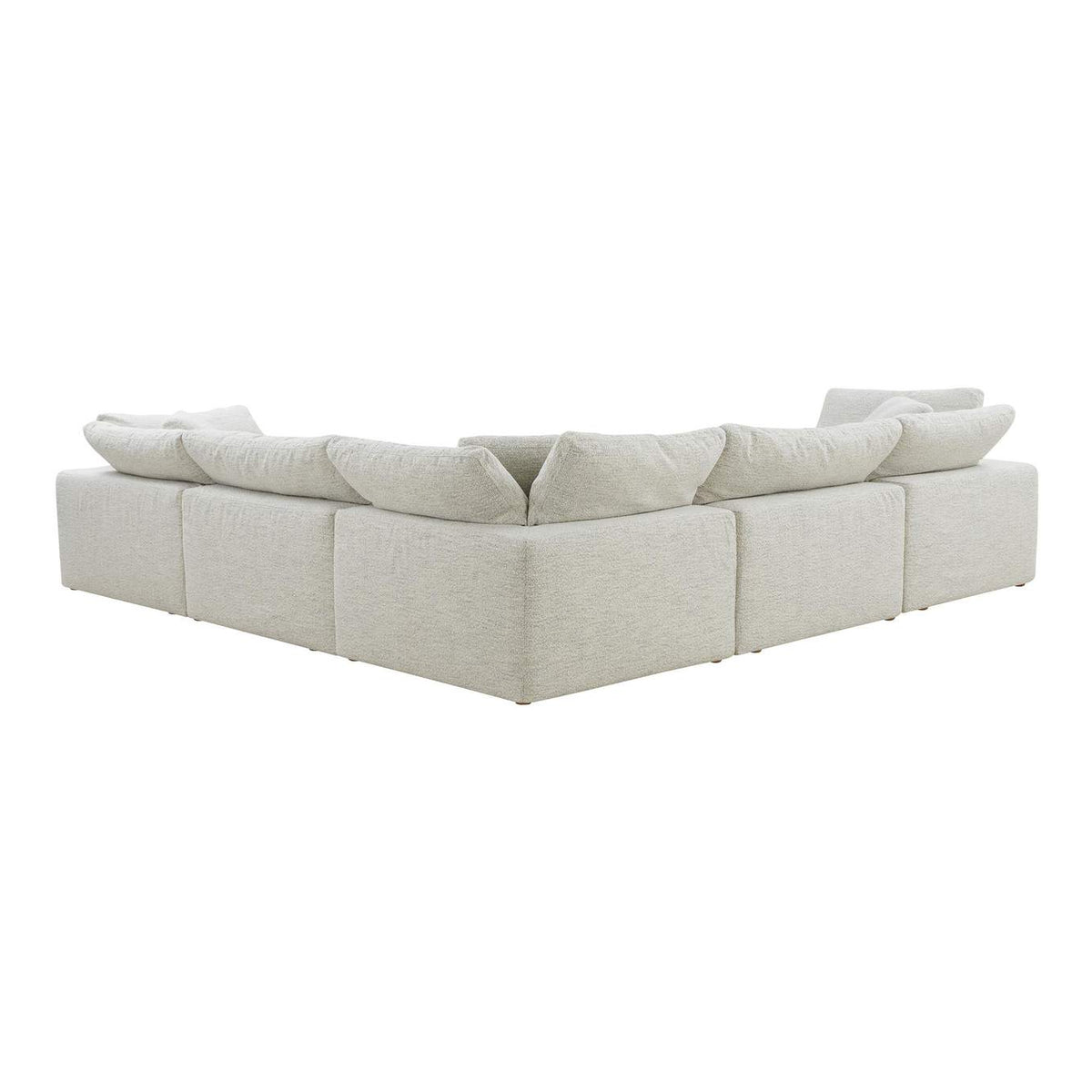 YJ-1010-49 Clay Classic L - Shaped Modular Sectional Coastside Sand