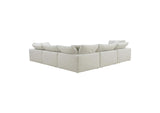 YJ-1010-49 Clay Classic L - Shaped Modular Sectional Coastside Sand