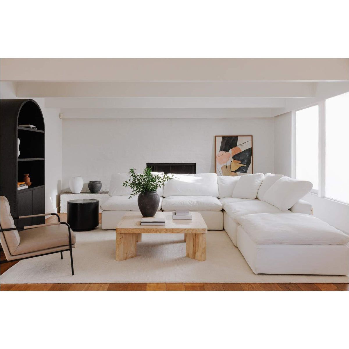 YJ-1013-05 Terra Condo Chair Cream White