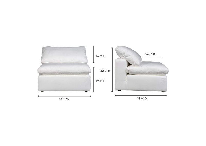 YJ-1013-05 Terra Condo Chair Cream White