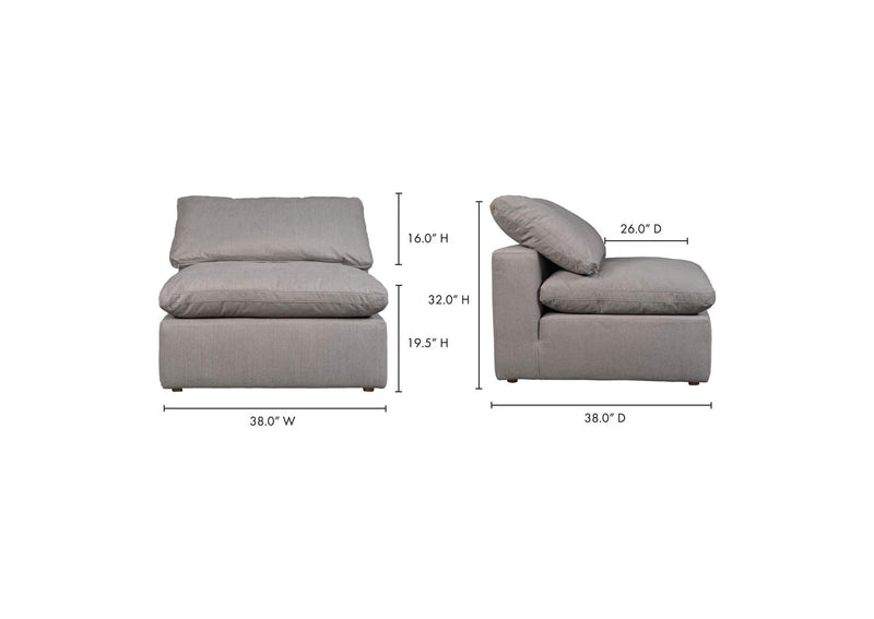 YJ-1013-29 Terra Condo Chair Light Grey