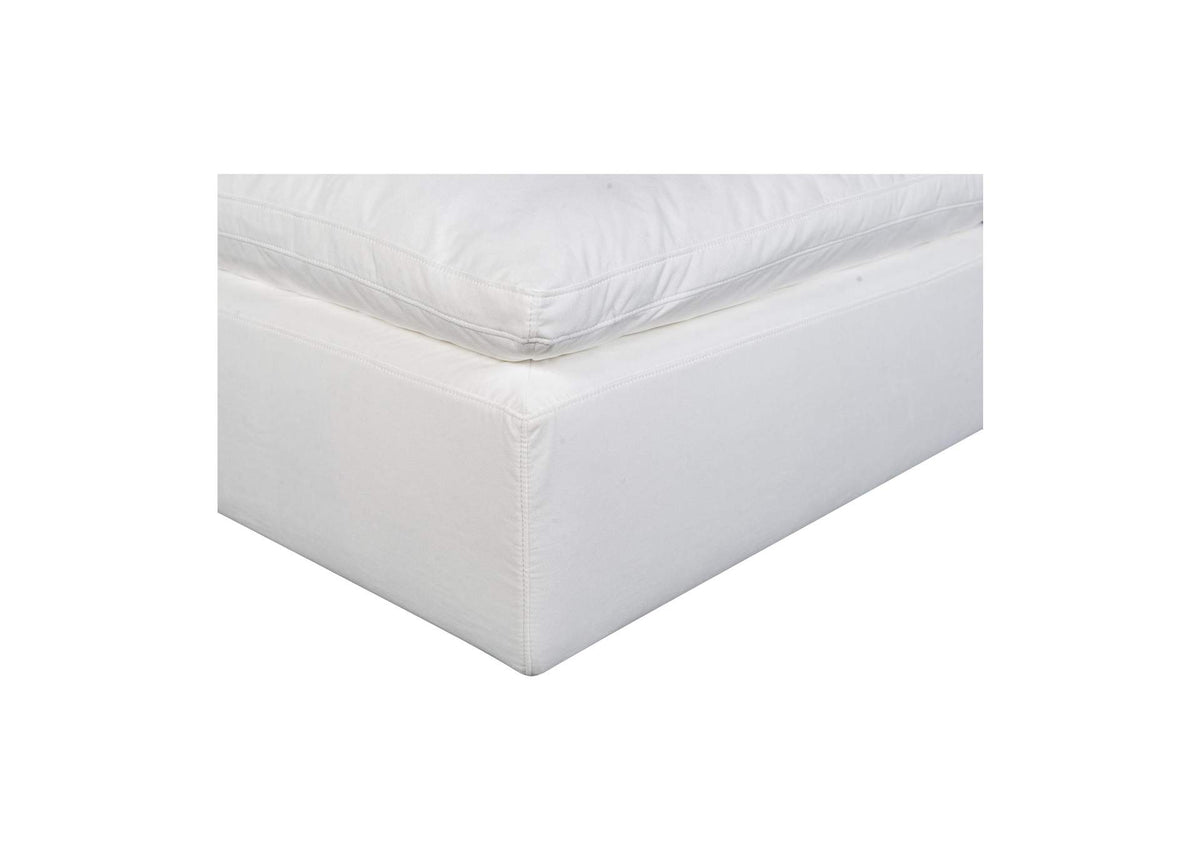 YJ-1014-05 Terra Condo Ottoman Cream White
