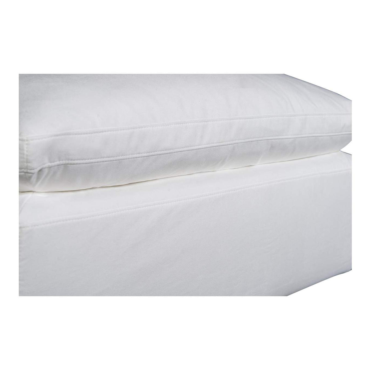 YJ-1014-05 Terra Condo Ottoman Cream White