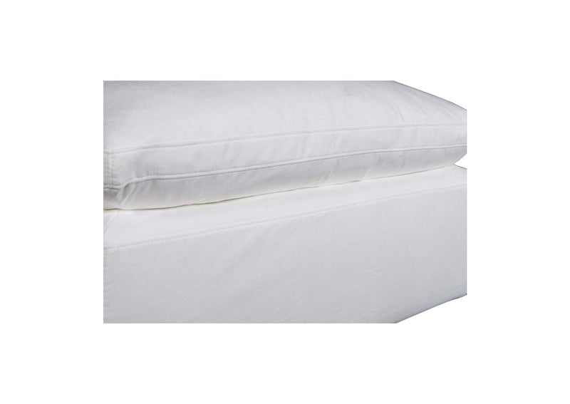 YJ-1014-05 Terra Condo Ottoman Cream White
