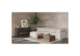 YJ-1014-05 Terra Condo Ottoman Cream White