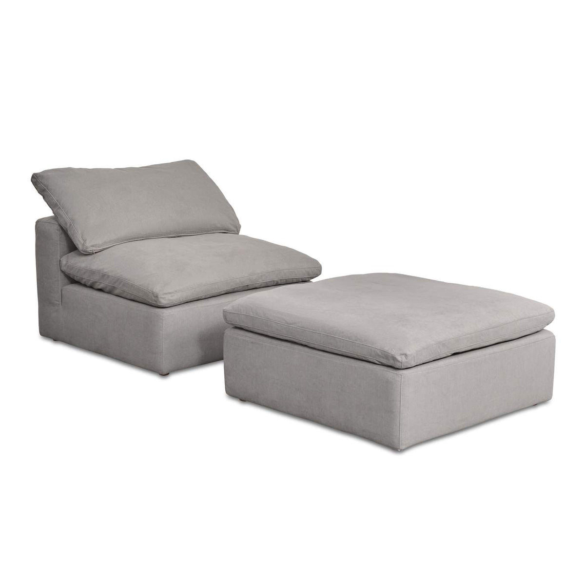 YJ-1014-29 Terra Condo Ottoman Light Grey