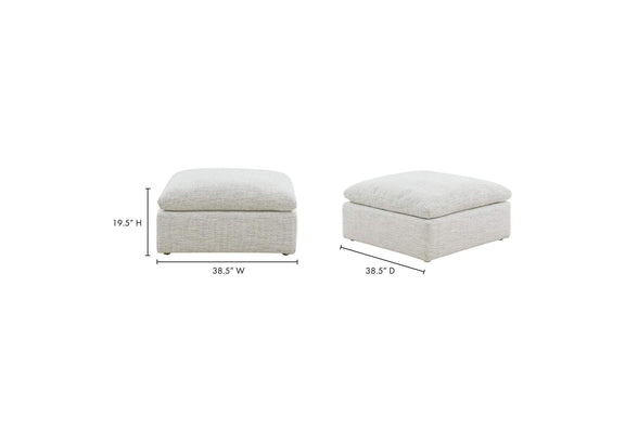 YJ-1014-49 Terra Condo Ottoman Coastside Sand