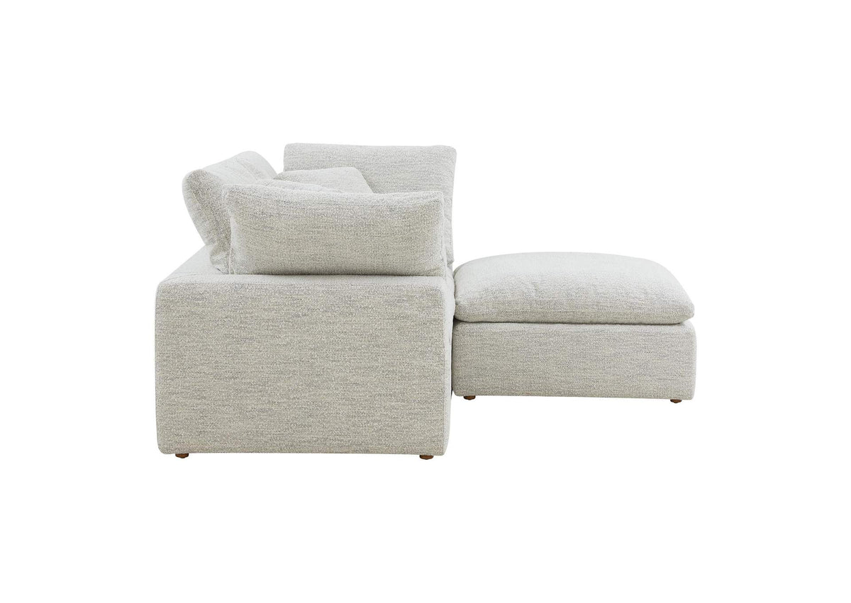 YJ-1016-49 Terra Condo Nook Modular Sectional Coastside Sand