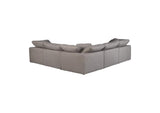 YJ-1017-29 Terra Condo Classic L - Shaped Modular Sectional Light Grey