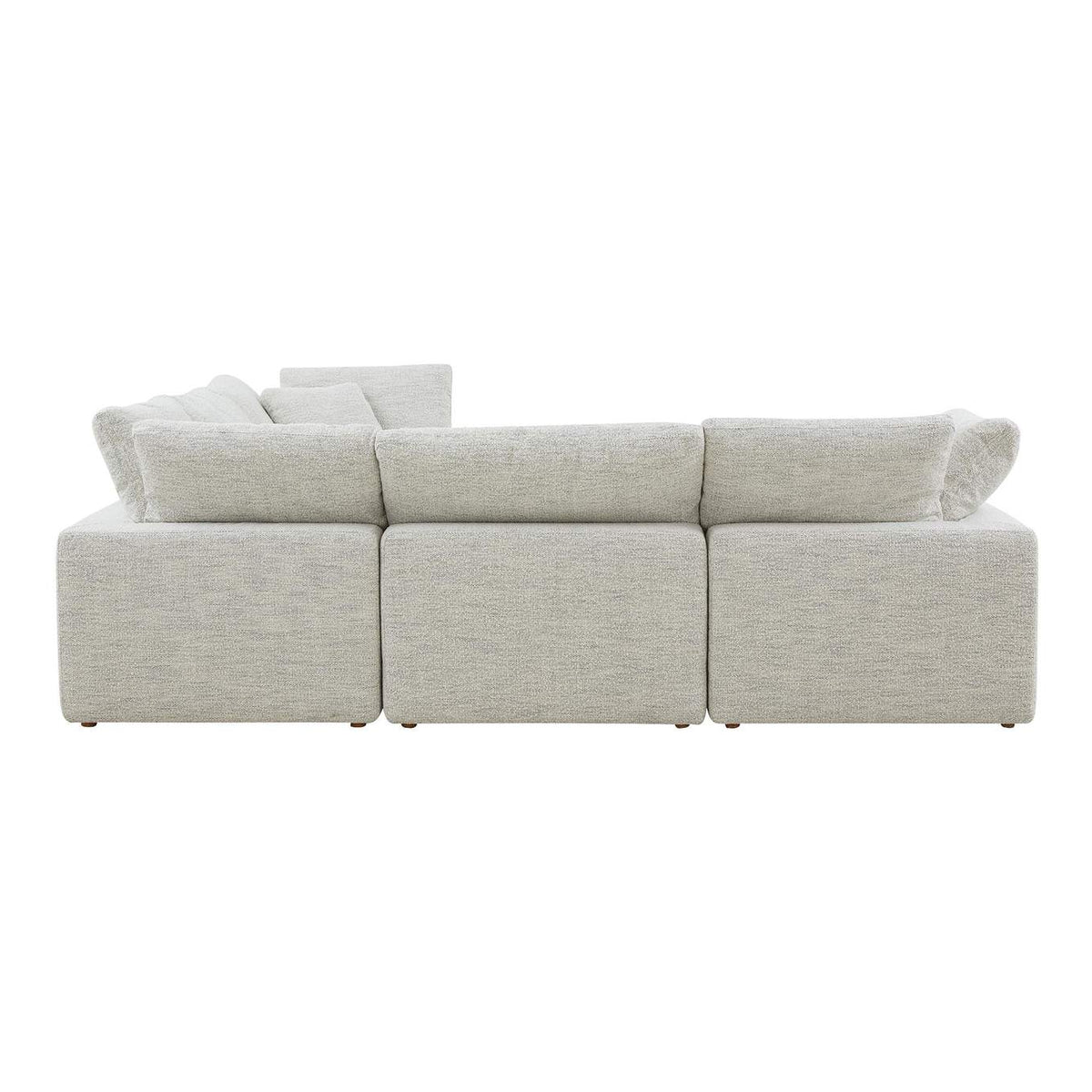 YJ-1017-49 Terra Condo Classic L - Shaped Modular Sectional Coastside Sand