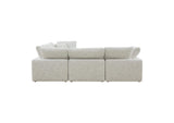 YJ-1017-49 Terra Condo Classic L - Shaped Modular Sectional Coastside Sand