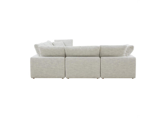 YJ-1017-49 Terra Condo Classic L - Shaped Modular Sectional Coastside Sand