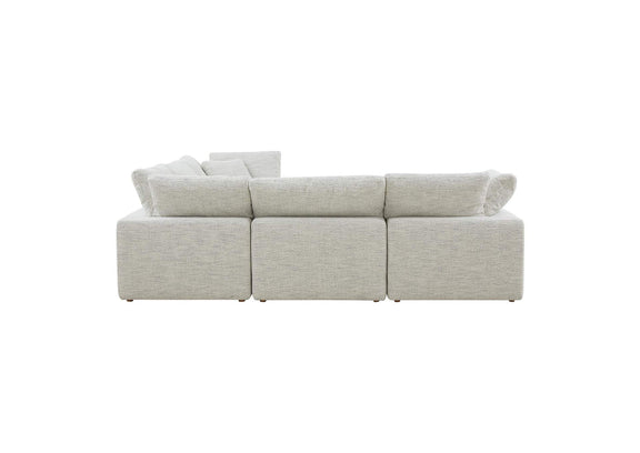 YJ-1017-49 Terra Condo Classic L - Shaped Modular Sectional Coastside Sand