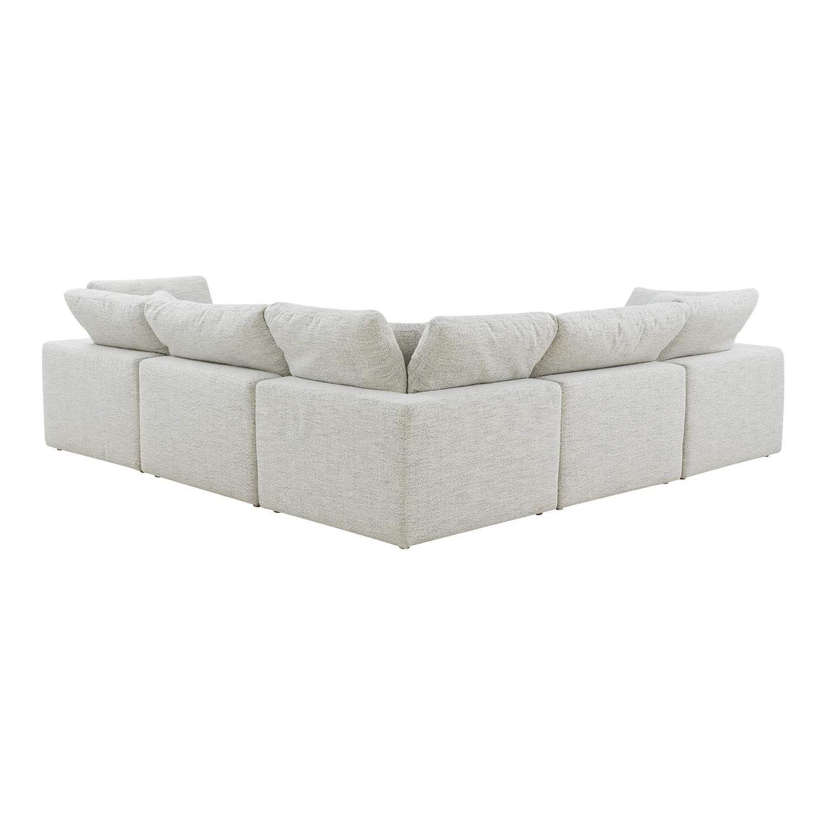 YJ-1017-49 Terra Condo Classic L - Shaped Modular Sectional Coastside Sand