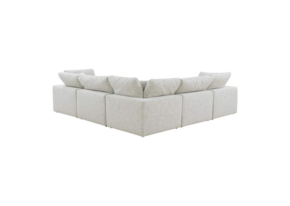 YJ-1017-49 Terra Condo Classic L - Shaped Modular Sectional Coastside Sand