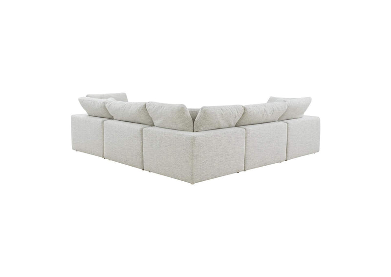 YJ-1017-49 Terra Condo Classic L - Shaped Modular Sectional Coastside Sand