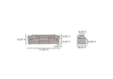 YJ-1027-29 Terra Modular Sofa Light Grey