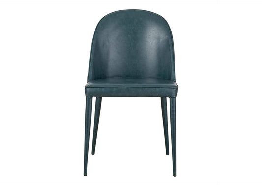 YM-1002-36 Burton Dining Chair Dark Teal Vegan Leather - Set Of Two