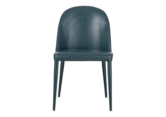 YM-1002-36 Burton Dining Chair Dark Teal Vegan Leather - Set Of Two