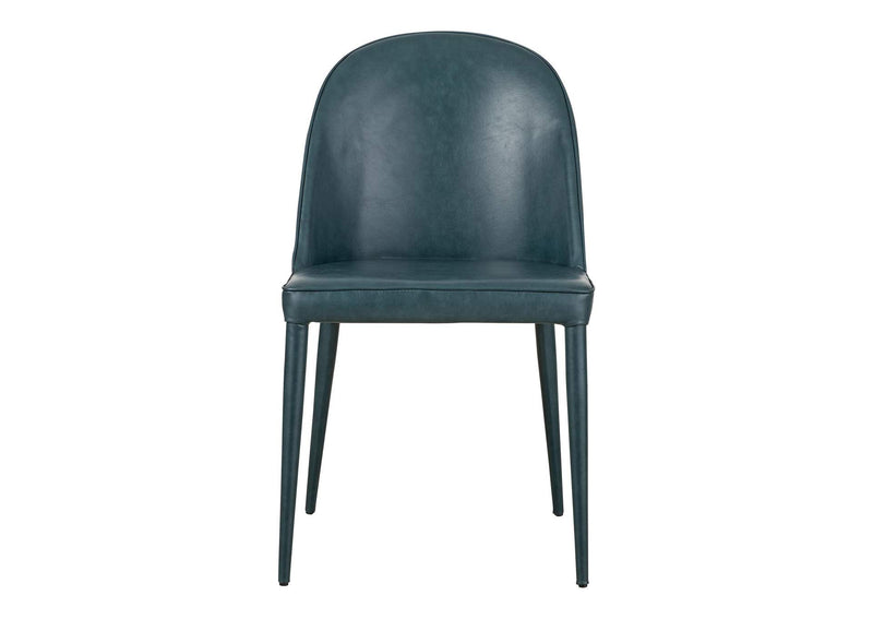 YM-1002-36 Burton Dining Chair Dark Teal Vegan Leather - Set Of Two