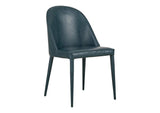 YM-1002-36 Burton Dining Chair Dark Teal Vegan Leather - Set Of Two