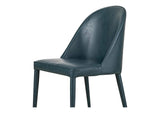 YM-1002-36 Burton Dining Chair Dark Teal Vegan Leather - Set Of Two