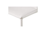 YM-1004-18 Nora Dining Chair White Vegan Leather - Set Of Two