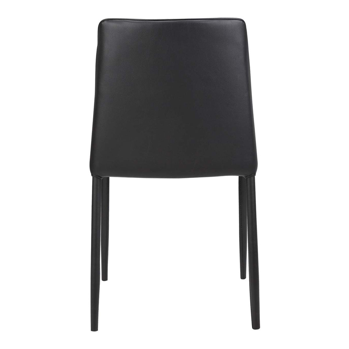 YM-1004-29 Nora Dining Chair Black Vegan Leather - Set Of Two