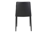 YM-1004-29 Nora Dining Chair Black Vegan Leather - Set Of Two